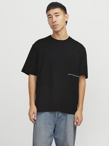 JACK & JONES Shirt in Zwart: voorkant