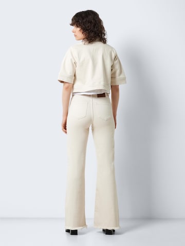 Noisy may Flared Jeans 'Nat' i beige