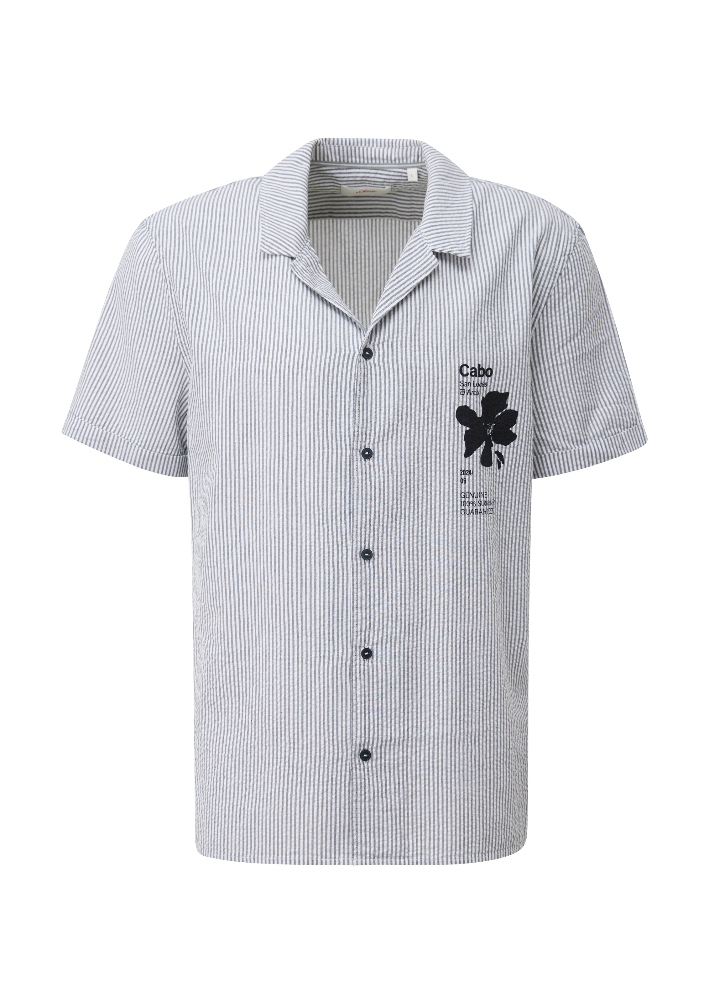 Coupe regular Chemise s.Oliver en bleu : devant