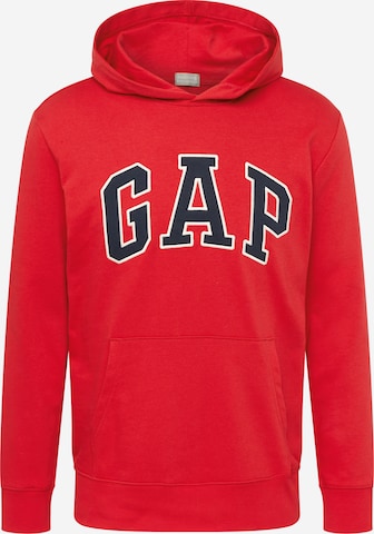 Sweat-shirt GAP en rouge : devant