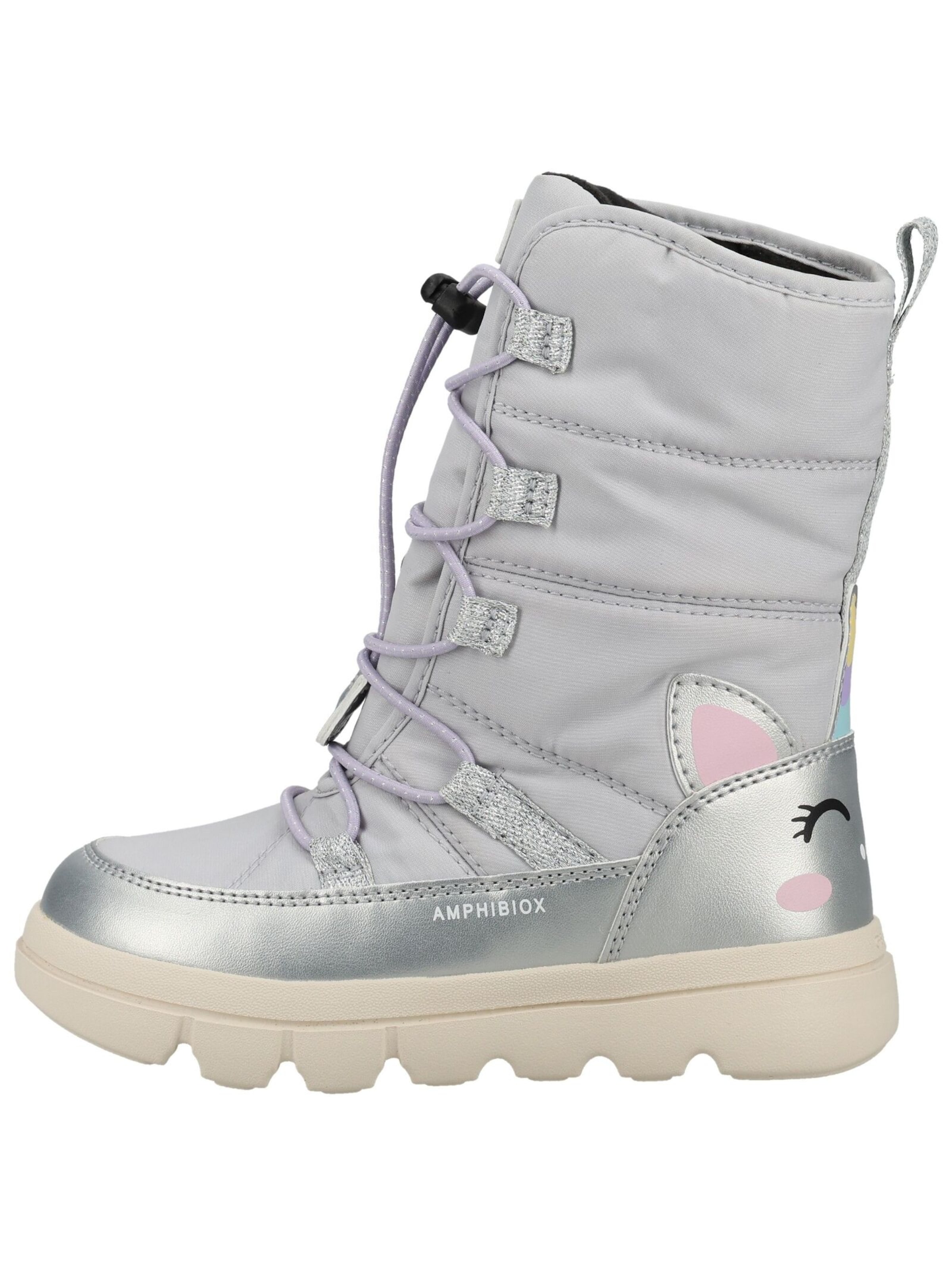 GEOX Stiefel in Silber