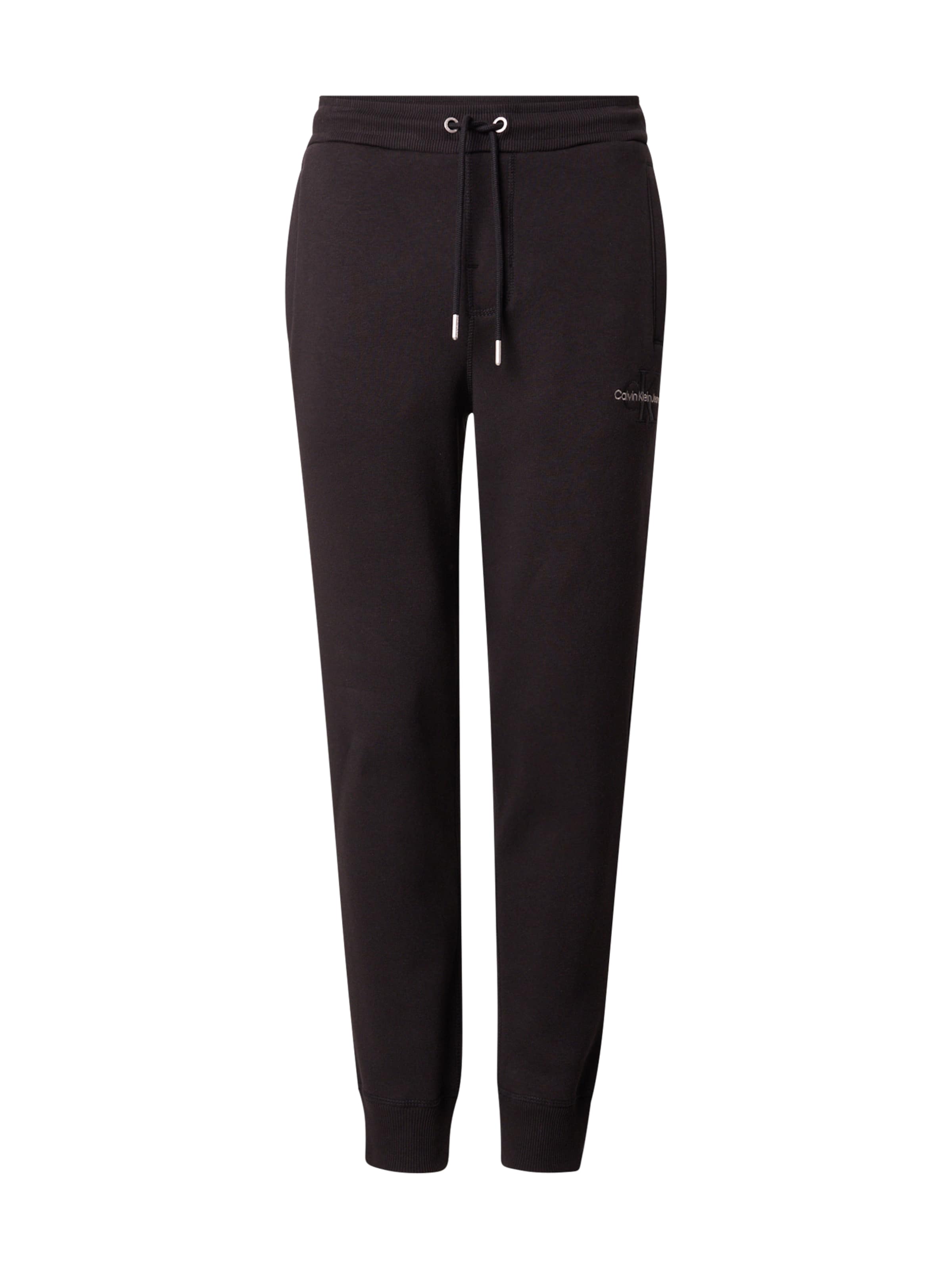 Tapered Pantaloni di Calvin Klein Jeans in nero: frontale