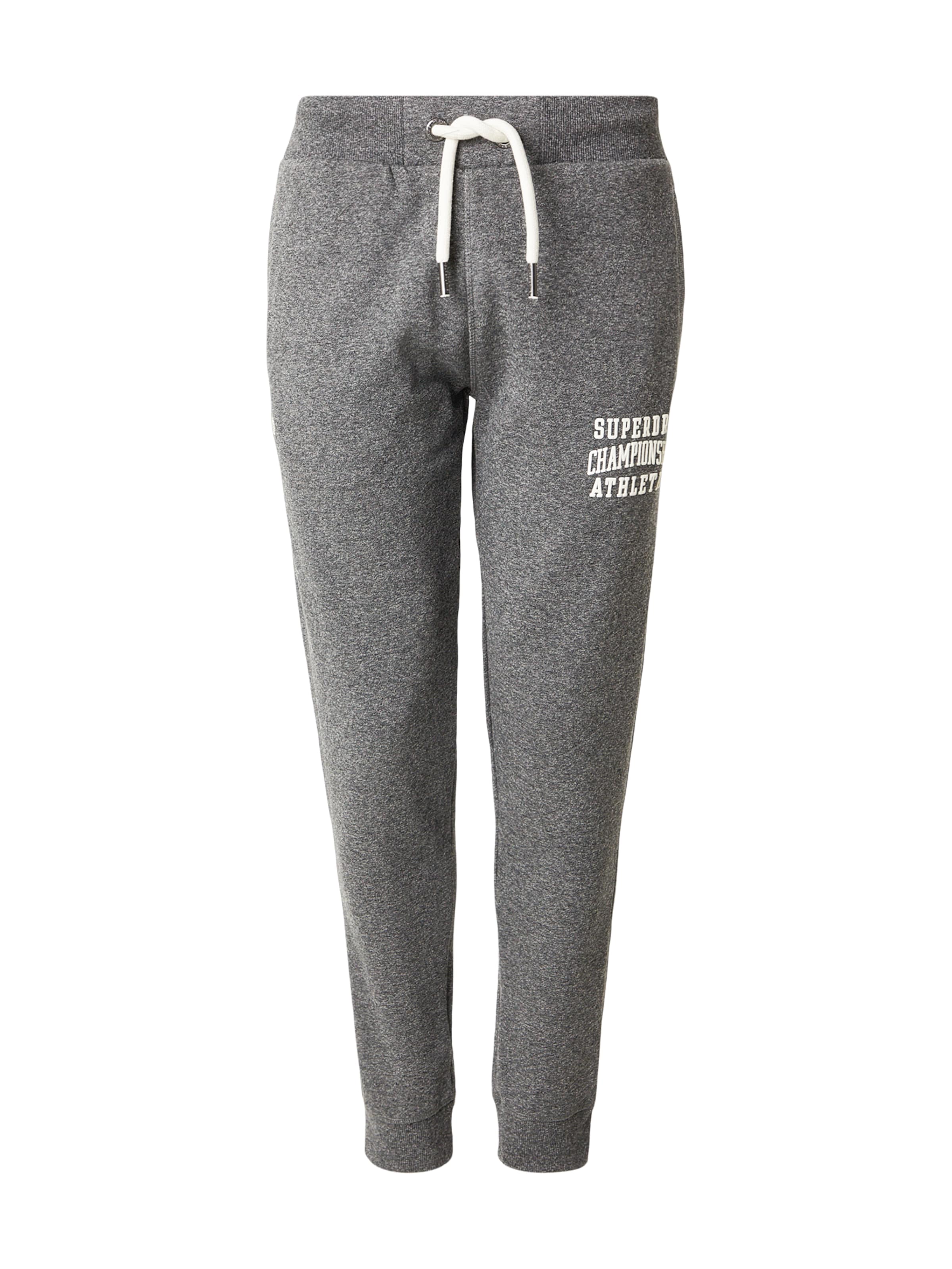 Effilé Pantalon Superdry & Co en gris : devant
