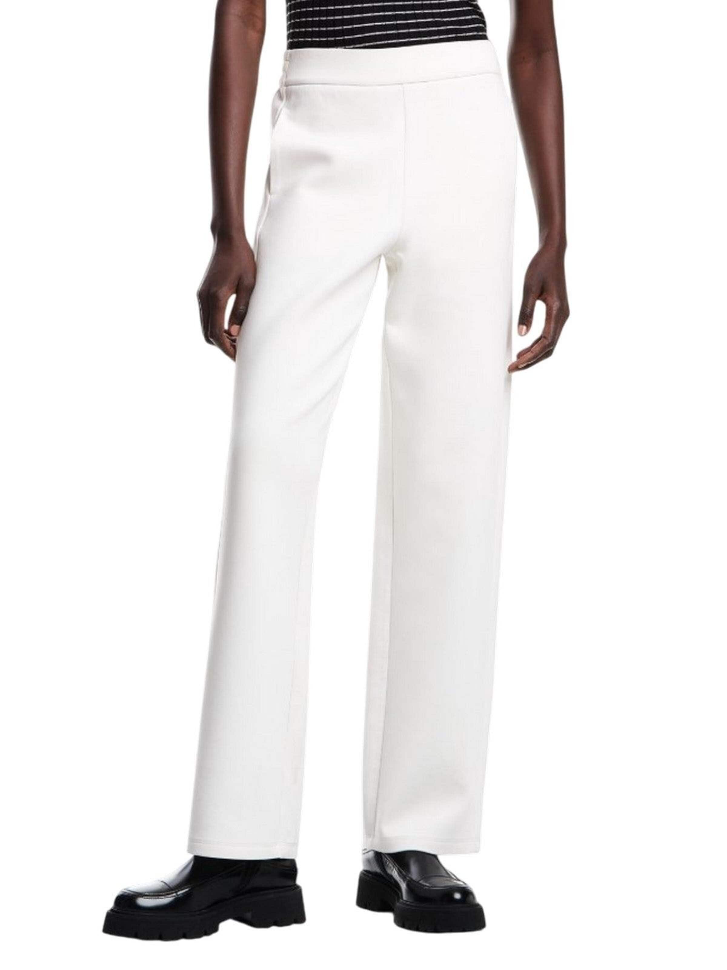 Emporio Armani Regular Broek in Beige