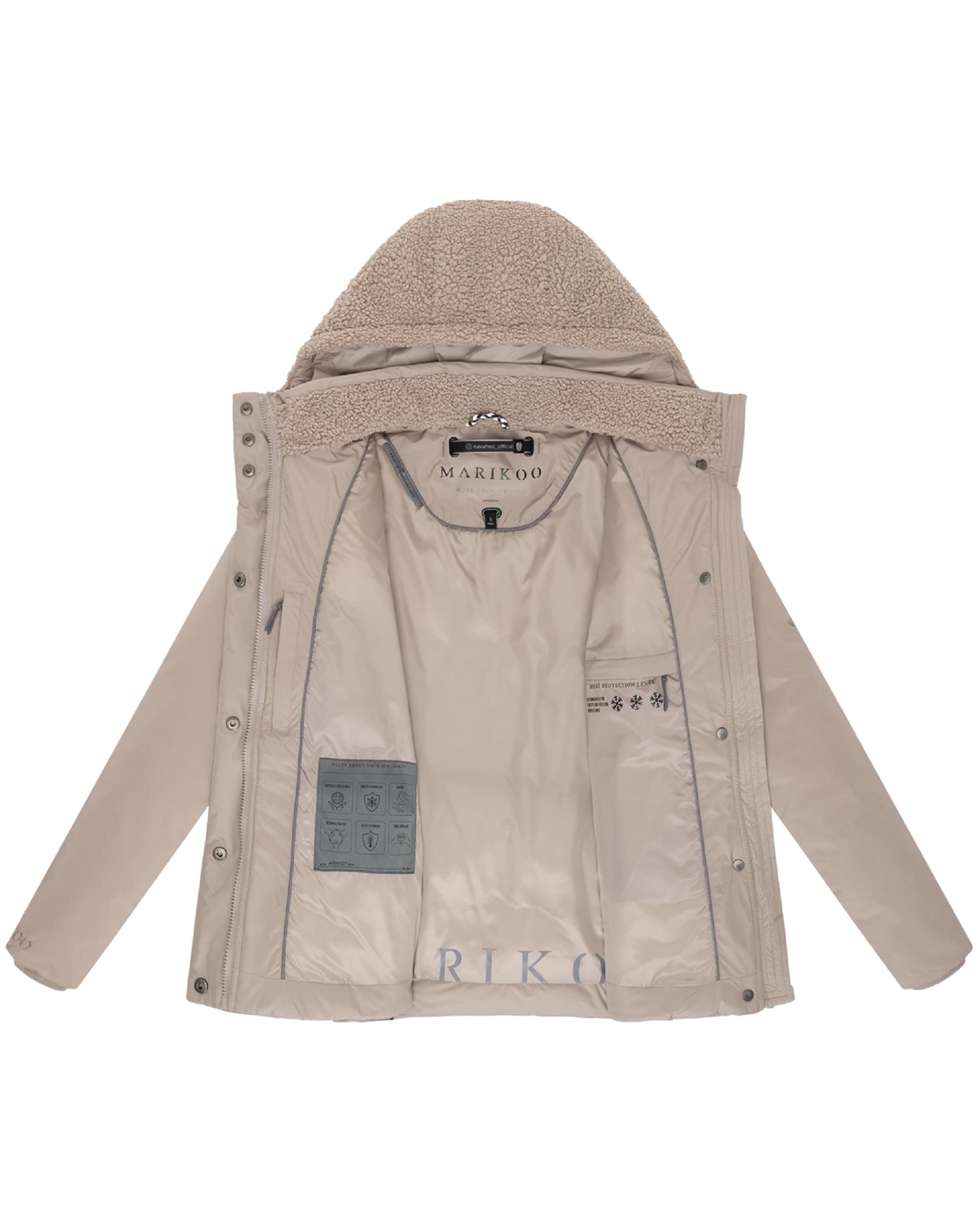 MARIKOO Χειμερινό μπουφάν 'Sheeta 16' σε μπεζ