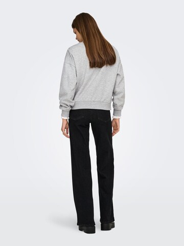 ONLY Sweatshirt 'ONLJo' in Grau