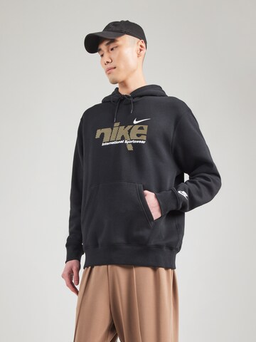 Felpa 'CLUB' di Nike Sportswear in nero: frontale