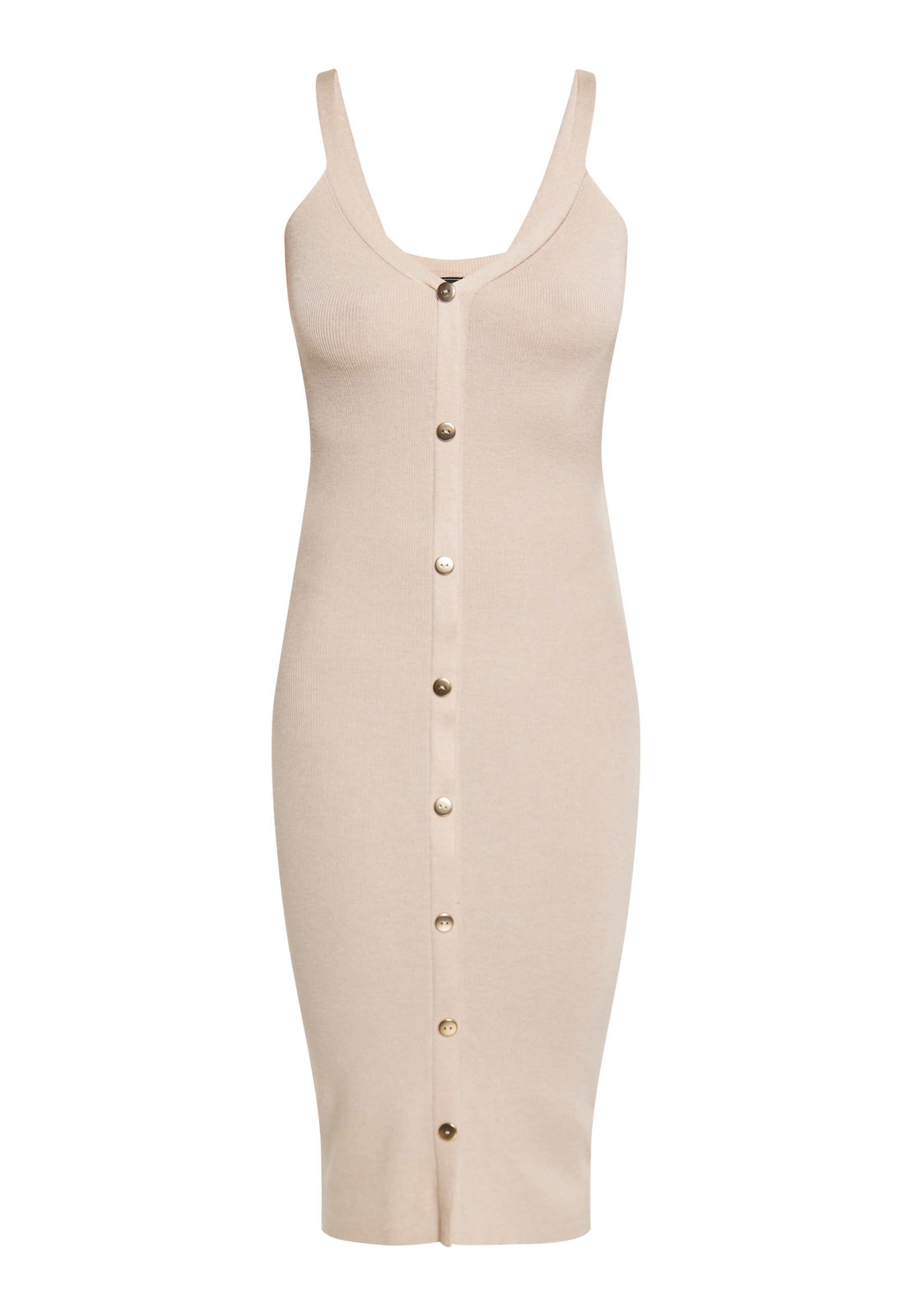 faina Трикотажное платье в Бежевый: спереди