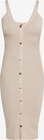 faina Sheath Dress in Beige: front