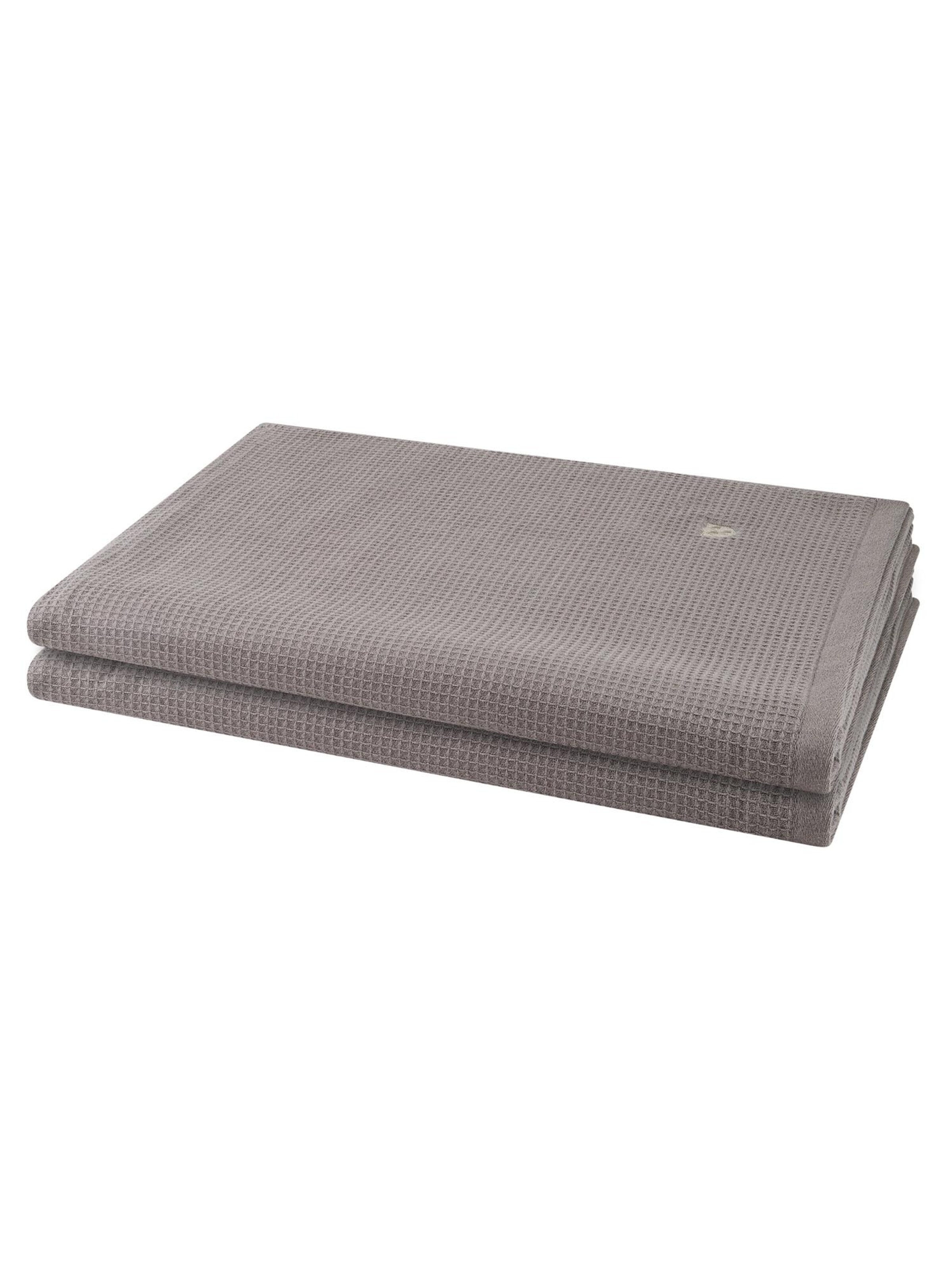 ROSS Towel 'Pique' in Brown: front