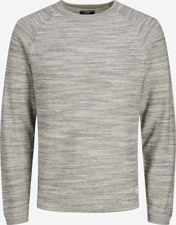 JACK & JONES Pullover 'Berg' in Grau: predná strana