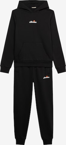 ELLESSE Jogginganzug 'Chivasso' in Schwarz: Vorderseite