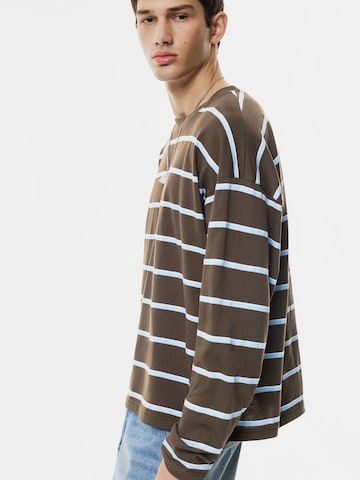 Pull&Bear Shirt in Brown