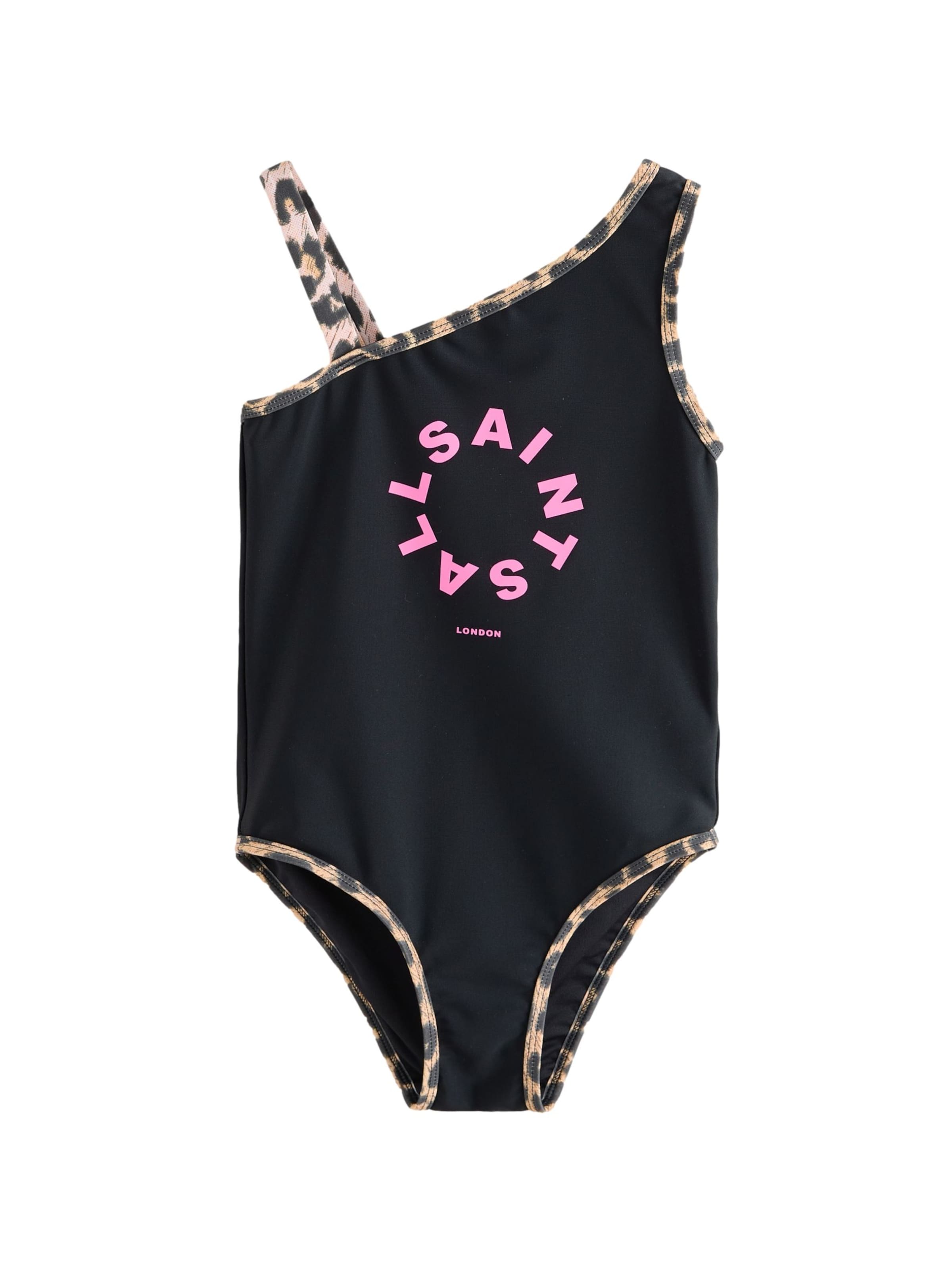 smALLSAINTS Badeanzug in Schwarz: Vorderseite