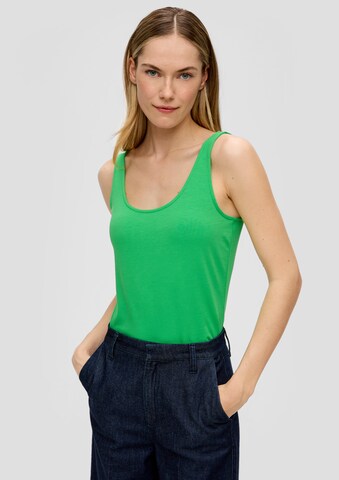 s.Oliver BLACK LABEL Top in Grün: Vorderseite