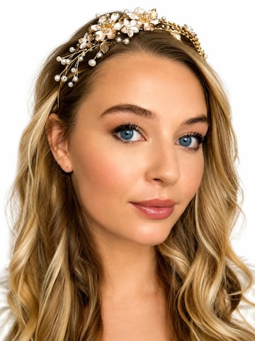 Ornamento per i capelli 'Hestia Tiara' di Sally Jane Bridal in oro