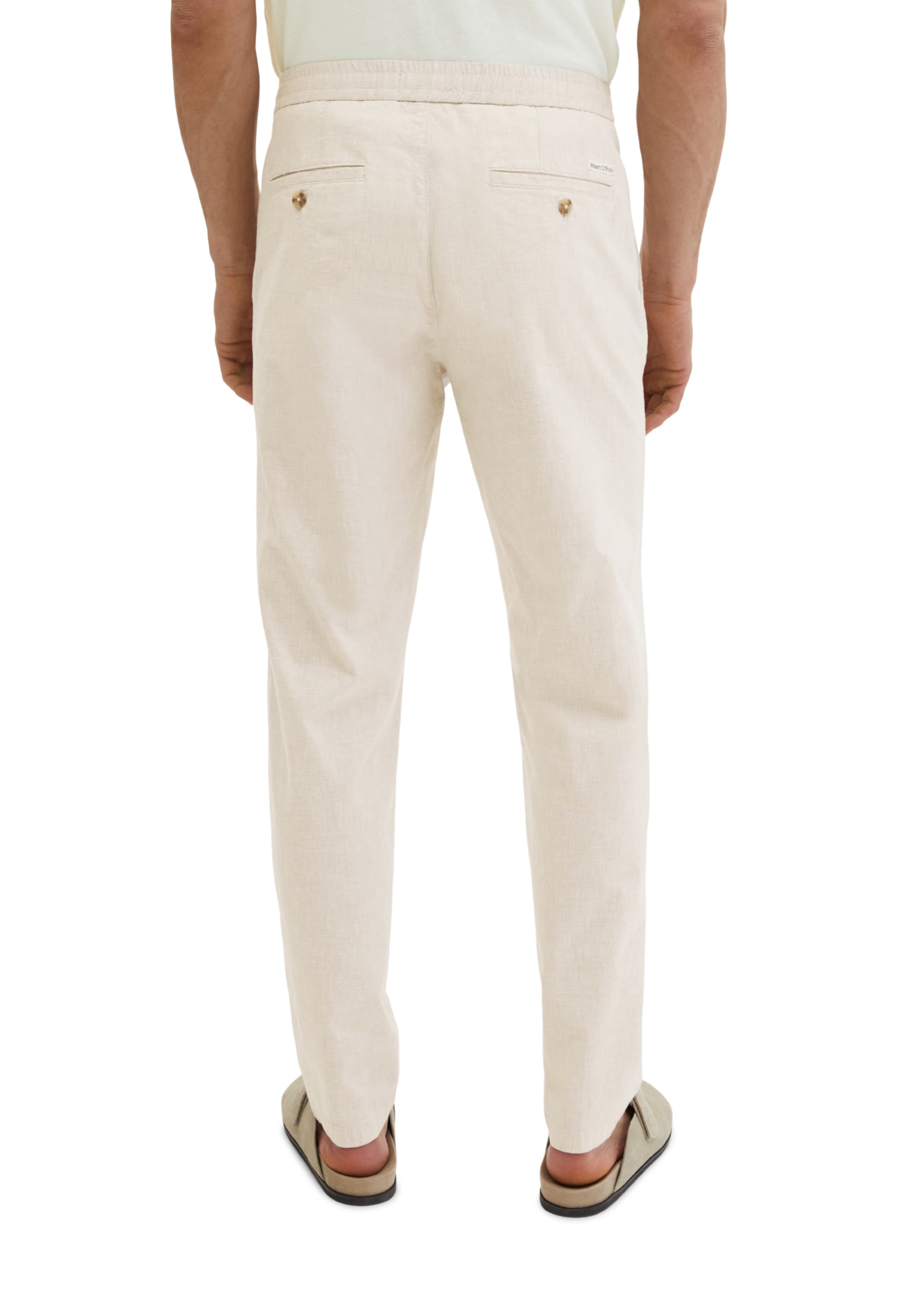 Marc O'Polo Tapered Broek in Beige