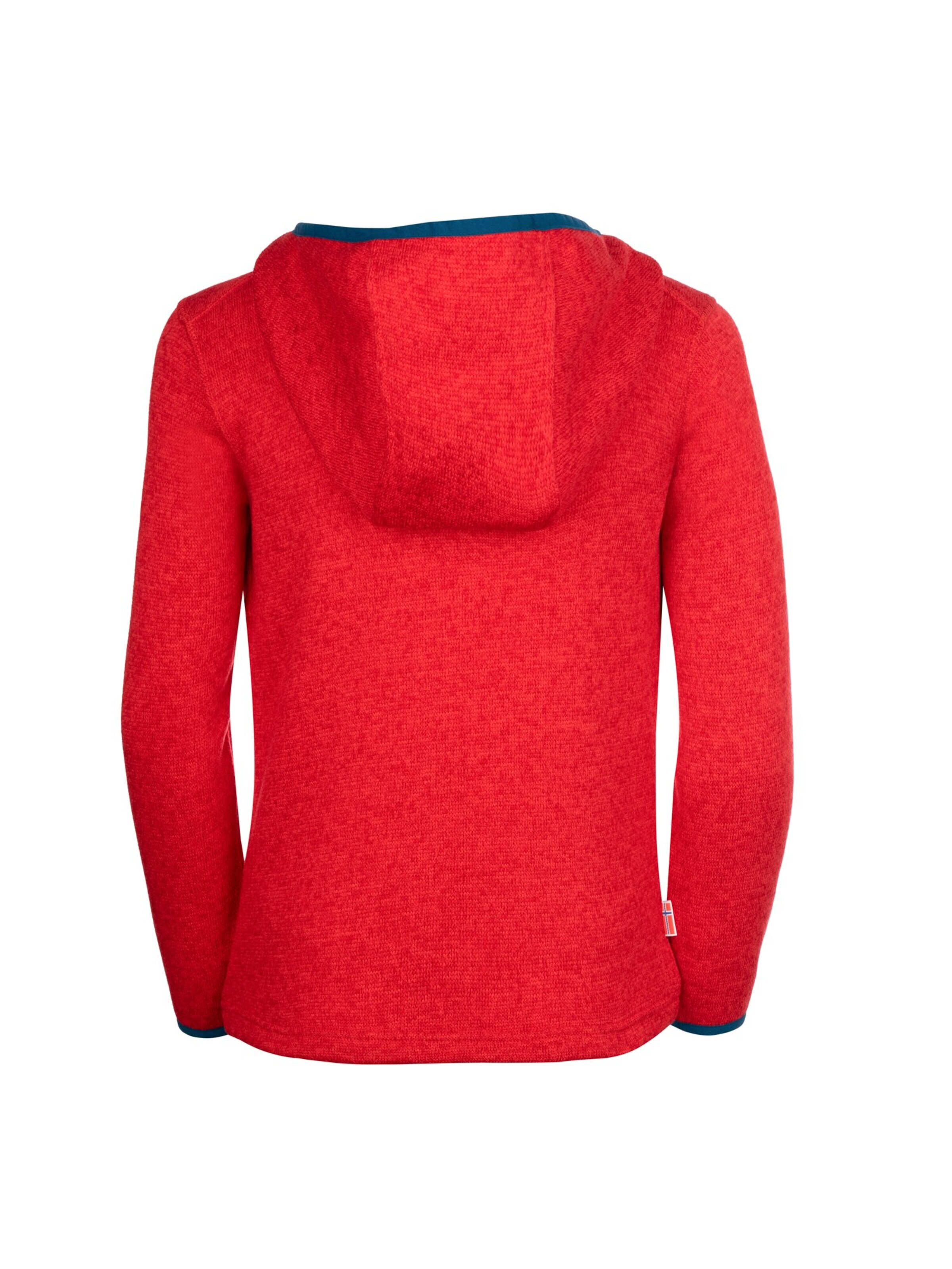 TROLLKIDS Fleece Jacket in Red