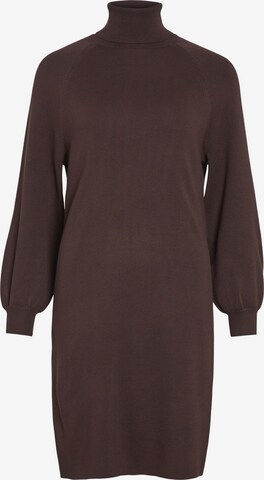 Robes en maille 'VIOstria' VILA en marron : devant
