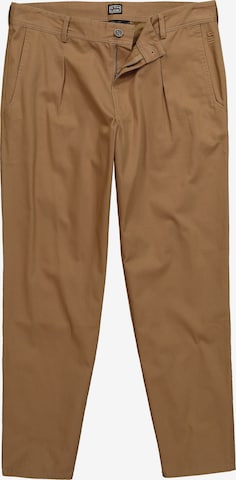 STHUGE Loose fit Chino trousers in Beige: front
