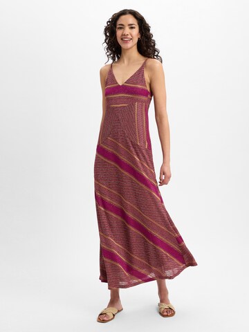 Marie Lund Kleid in Pink: Vorderseite