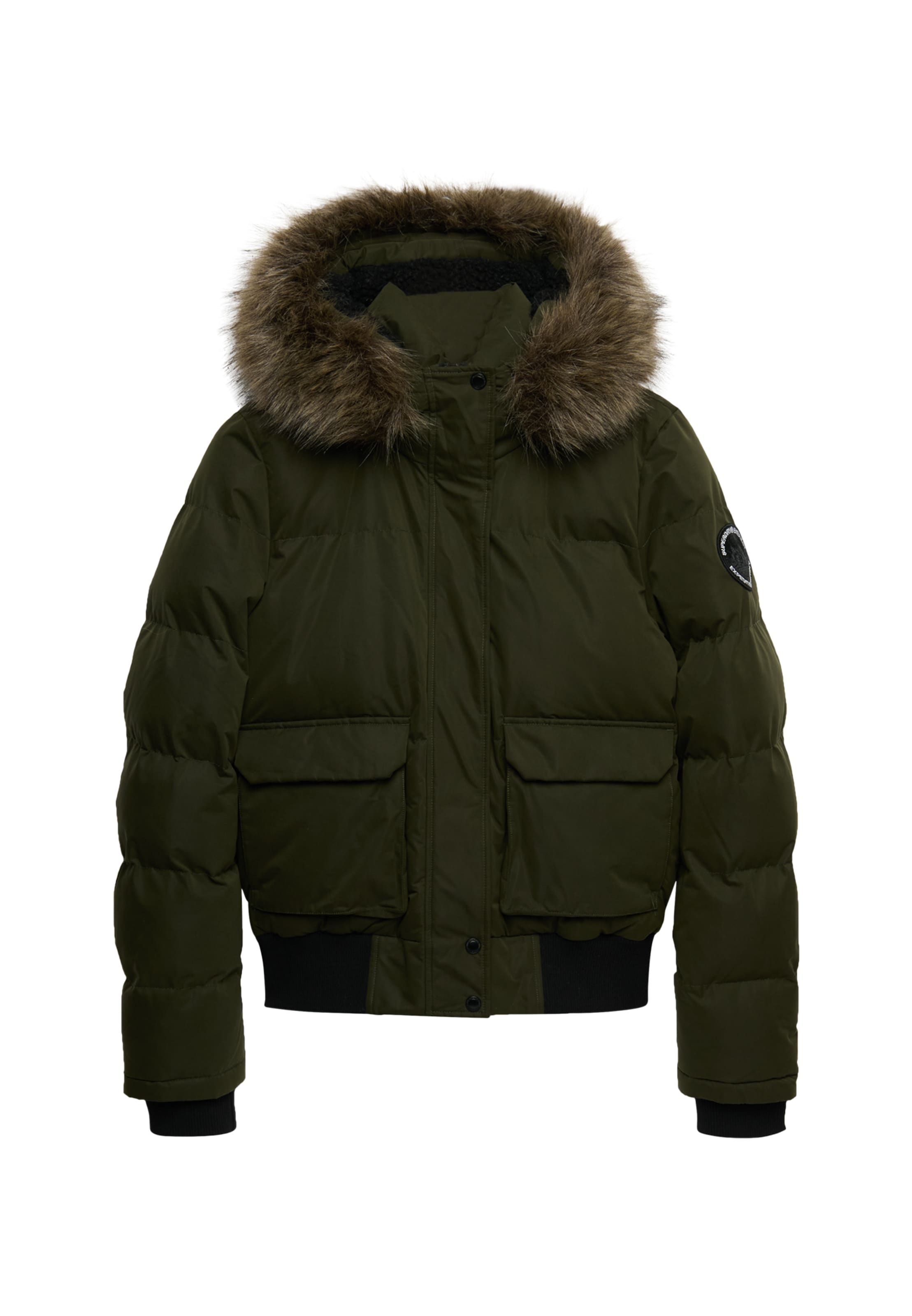 Veste mi-saison 'Everest' Superdry en vert : devant