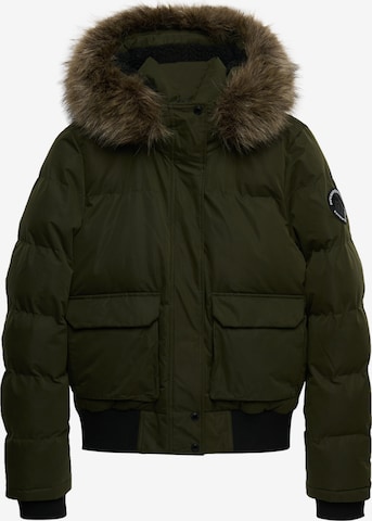 Veste mi-saison 'Everest' Superdry en vert : devant
