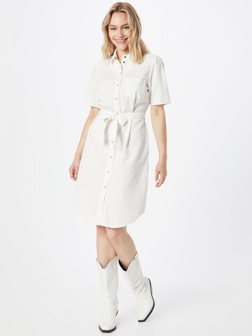 PIECES Shirt Dress 'KRISTA' in White: front