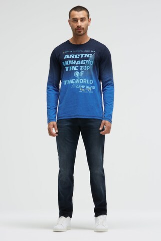 CAMP DAVID Shirt in Blau