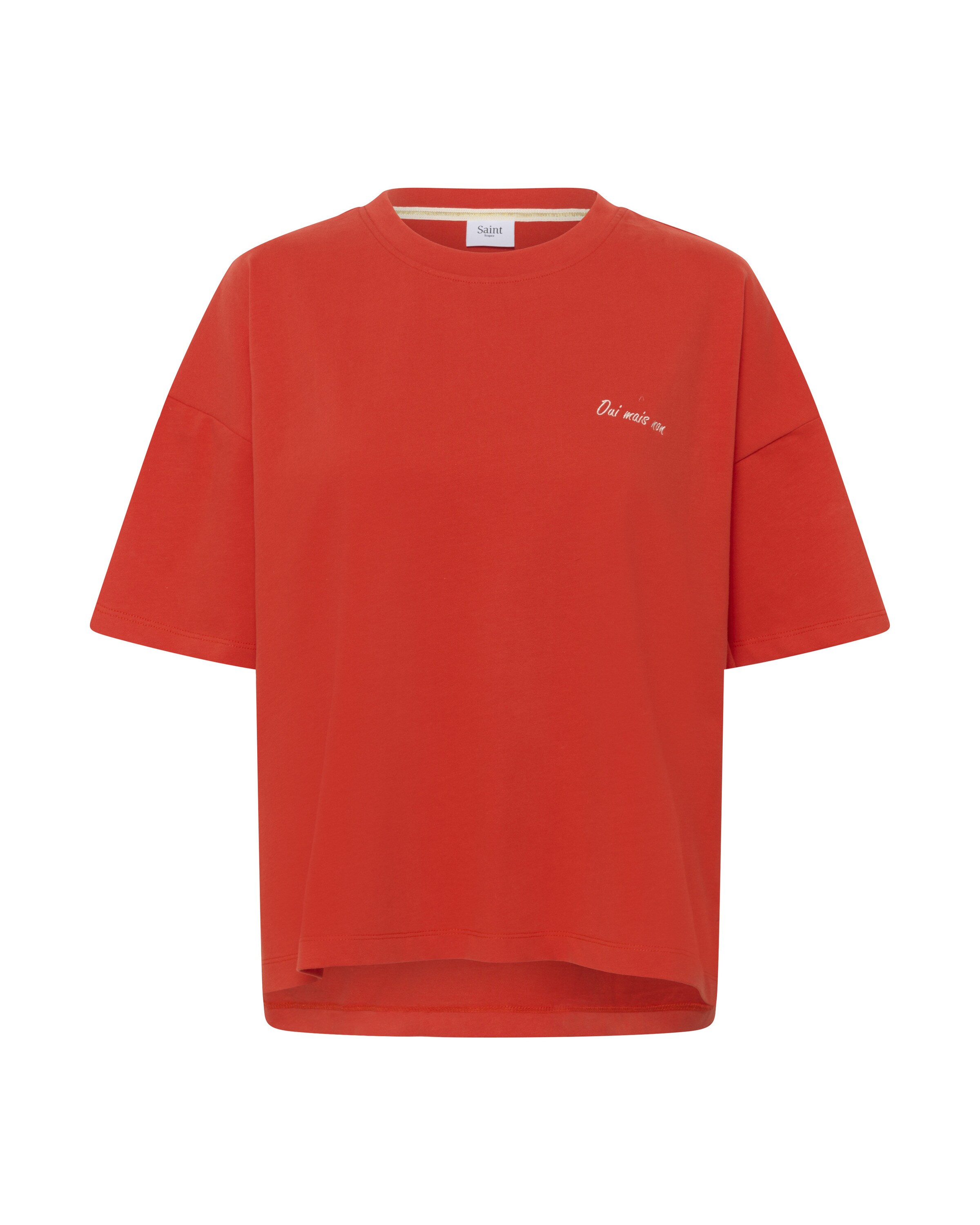 SAINT TROPEZ T-shirt 'Poppy' en rouge, Vue avec produit