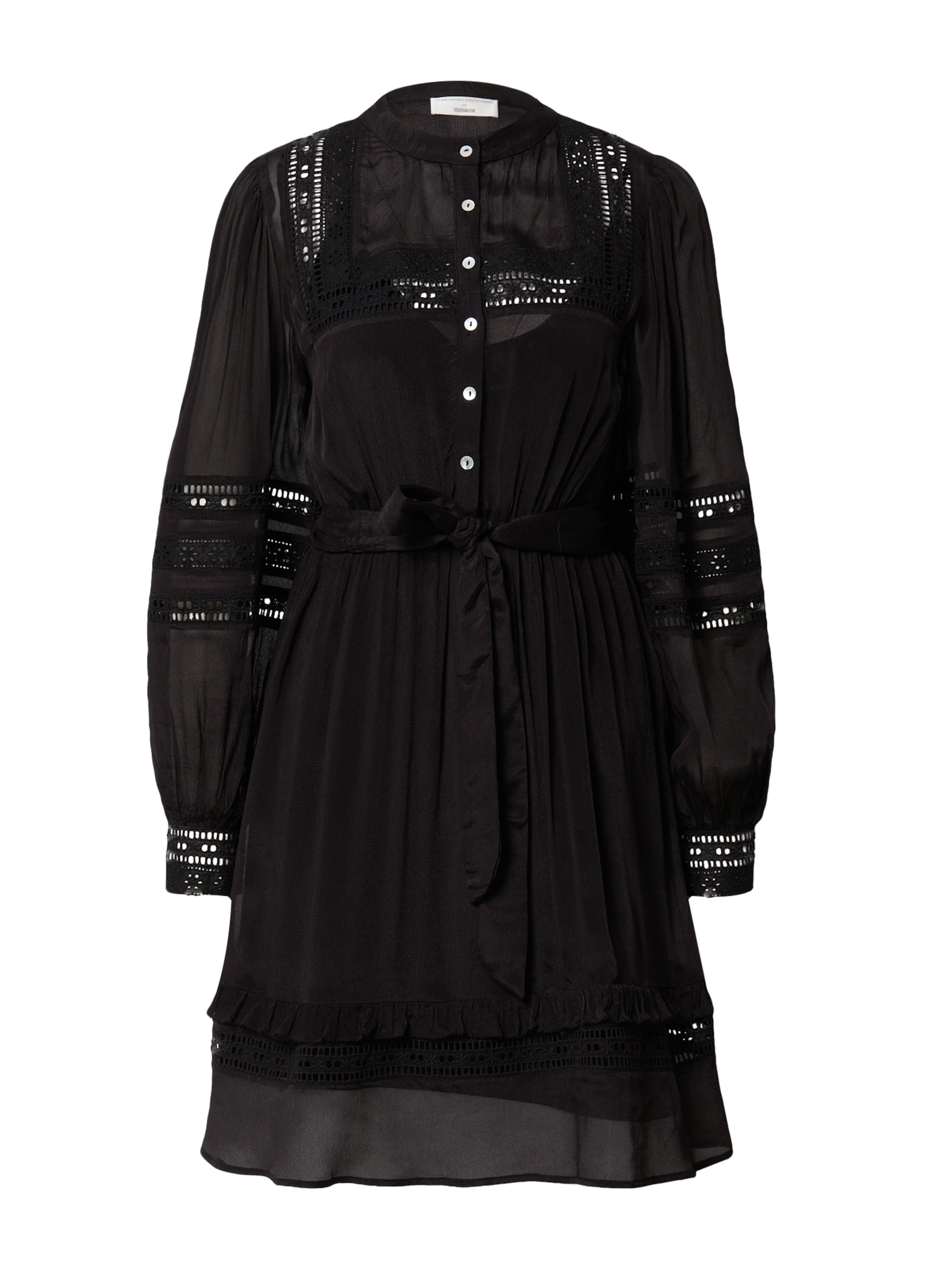 Guido Maria Kretschmer Women Blousejurk 'Letizia' in Zwart: voorkant