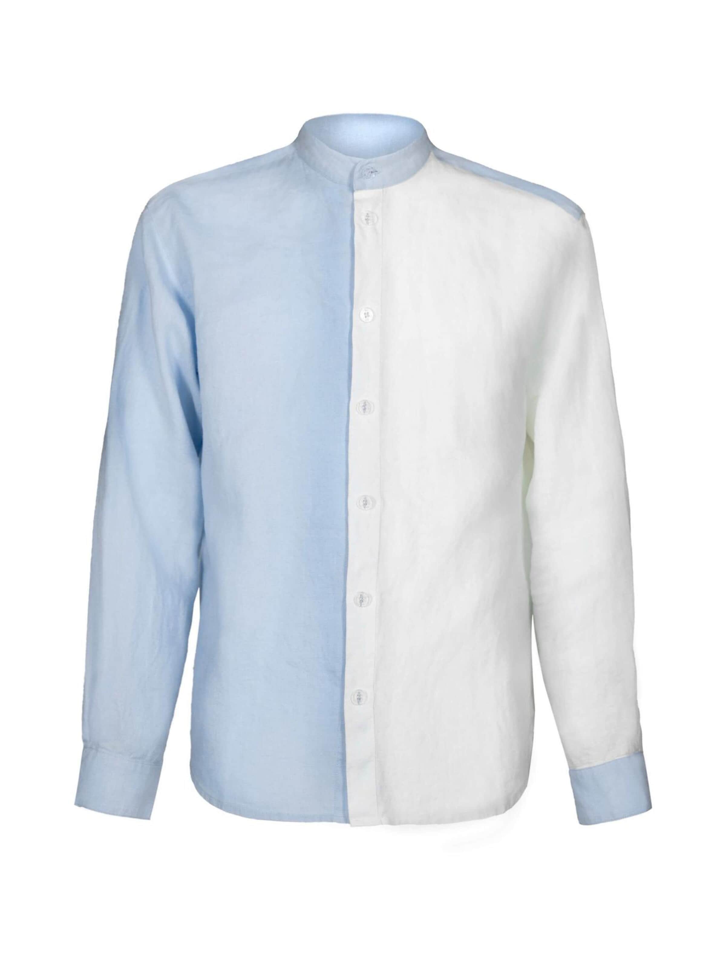 HACOY - Camisa en azul: frente