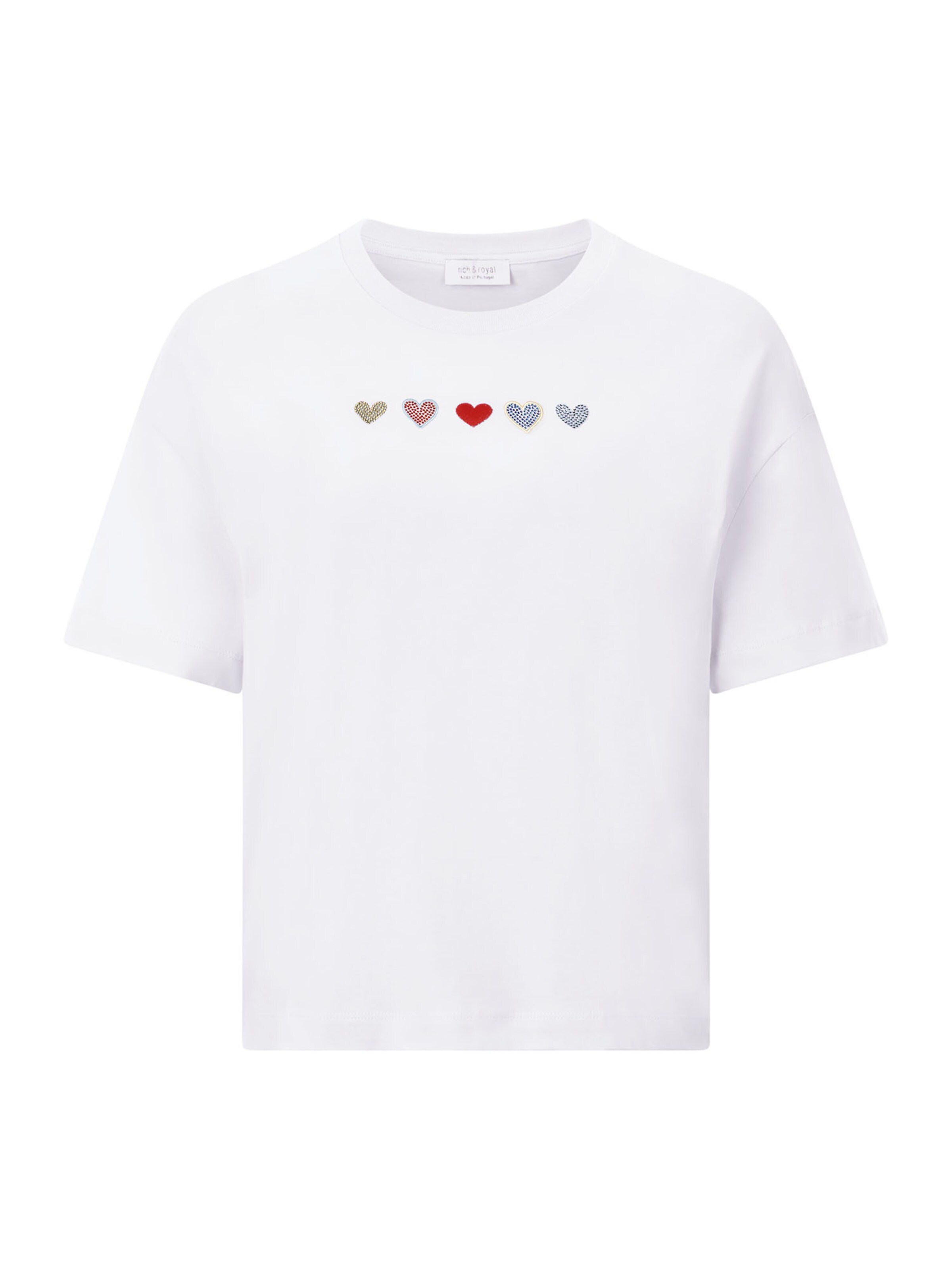 Maglietta di Rich & Royal in bianco: frontale