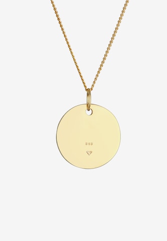 ELLI PREMIUM Halskette 'Geo, Kreis' in Gold