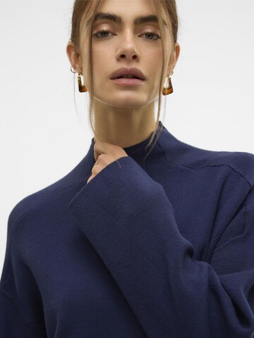 VERO MODA Strikkjole 'GOLD' i blå