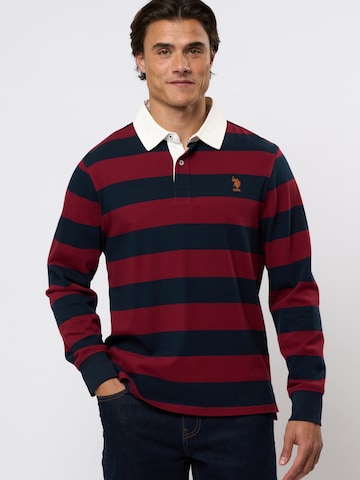 Coupe regular T-Shirt 'Tarik' U.S. POLO ASSN. en rouge : devant