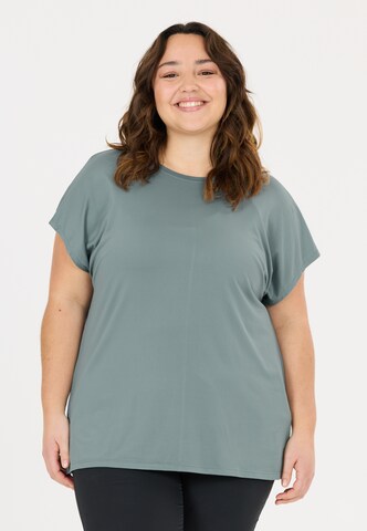 Q by Endurance T-Shirt 'Jenirei' in Grau: Vorderseite