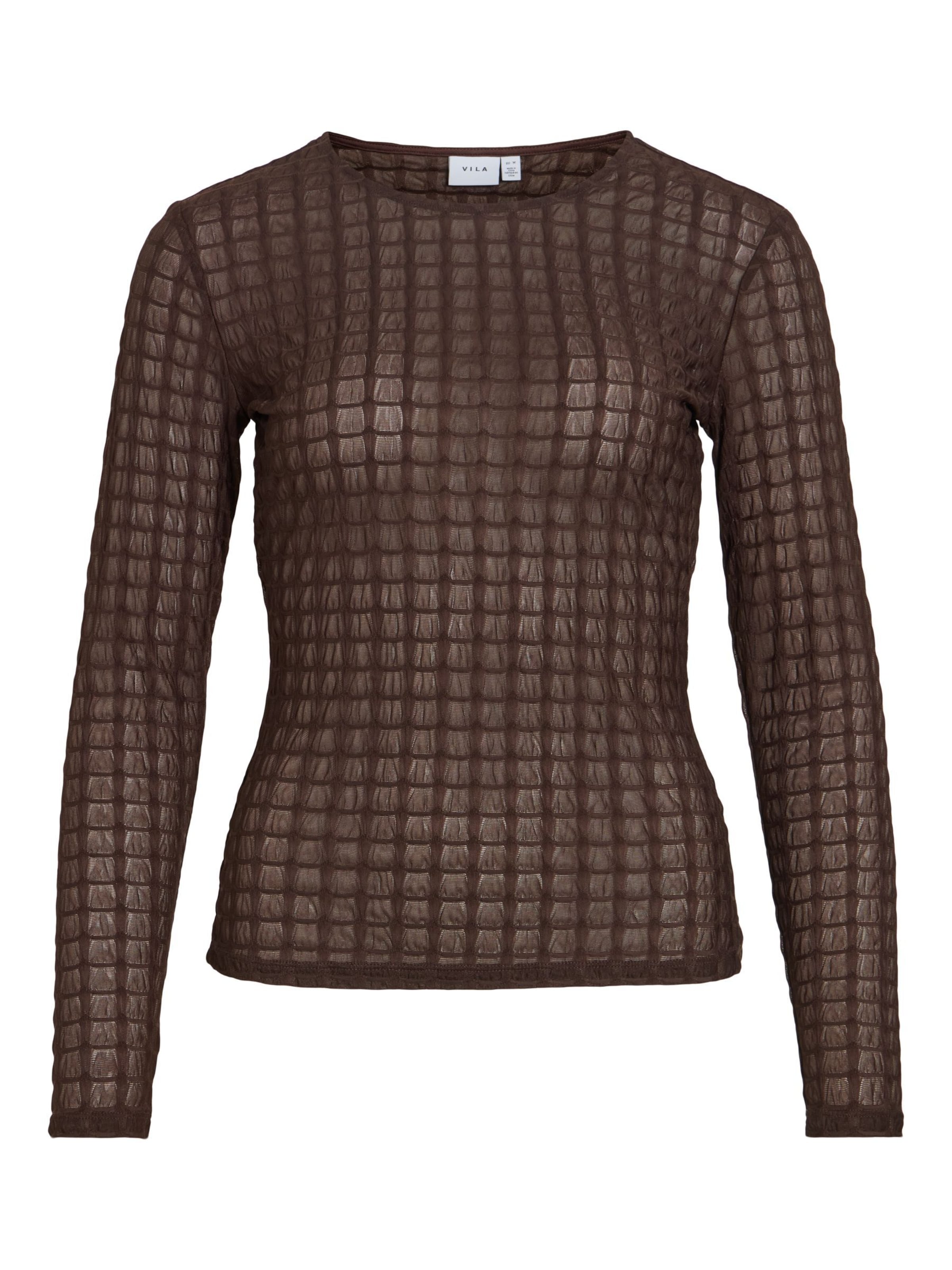 T-shirt VILA en marron : devant