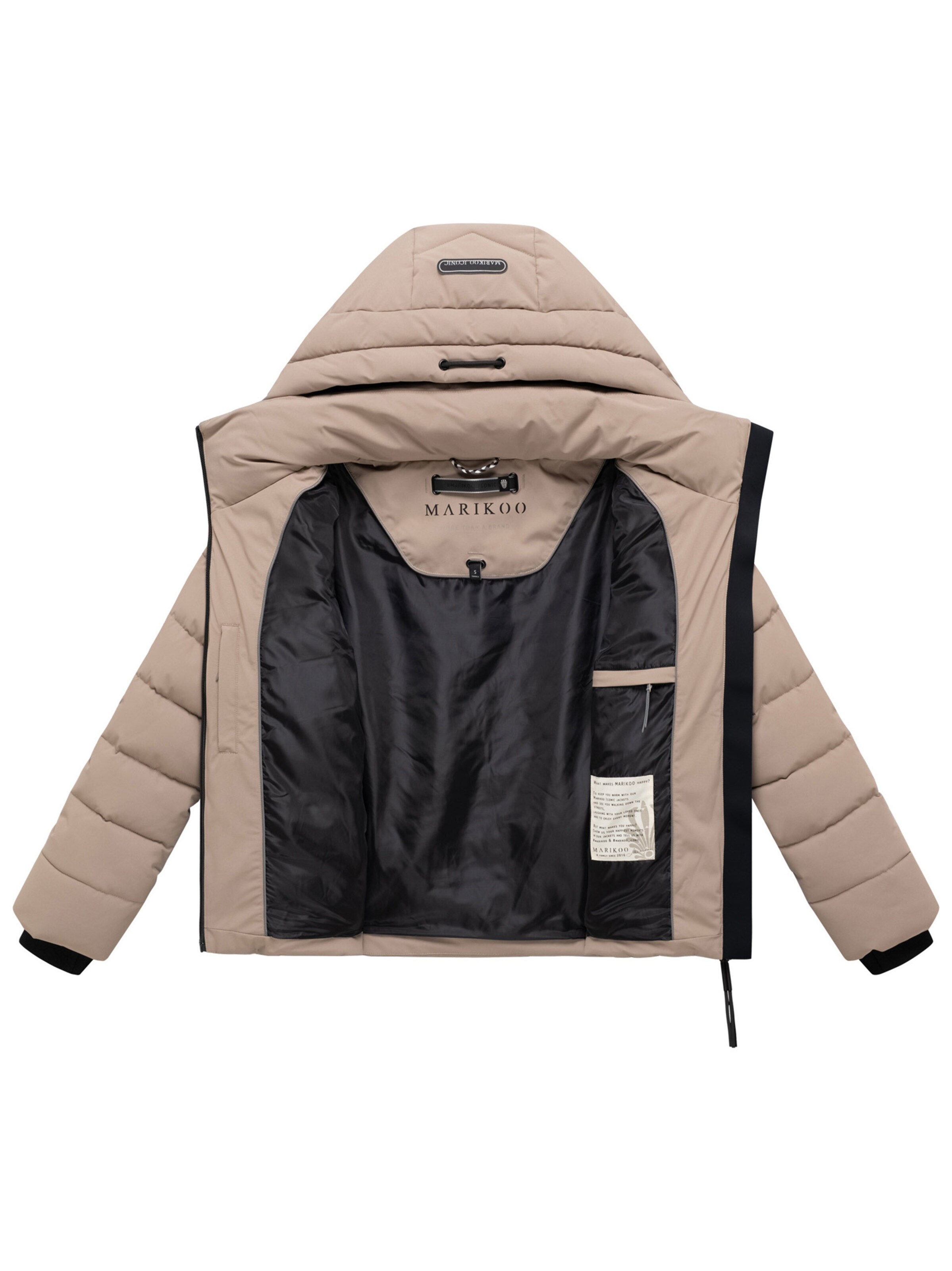 MARIKOO Jacke 'Nobiruu' in Beige