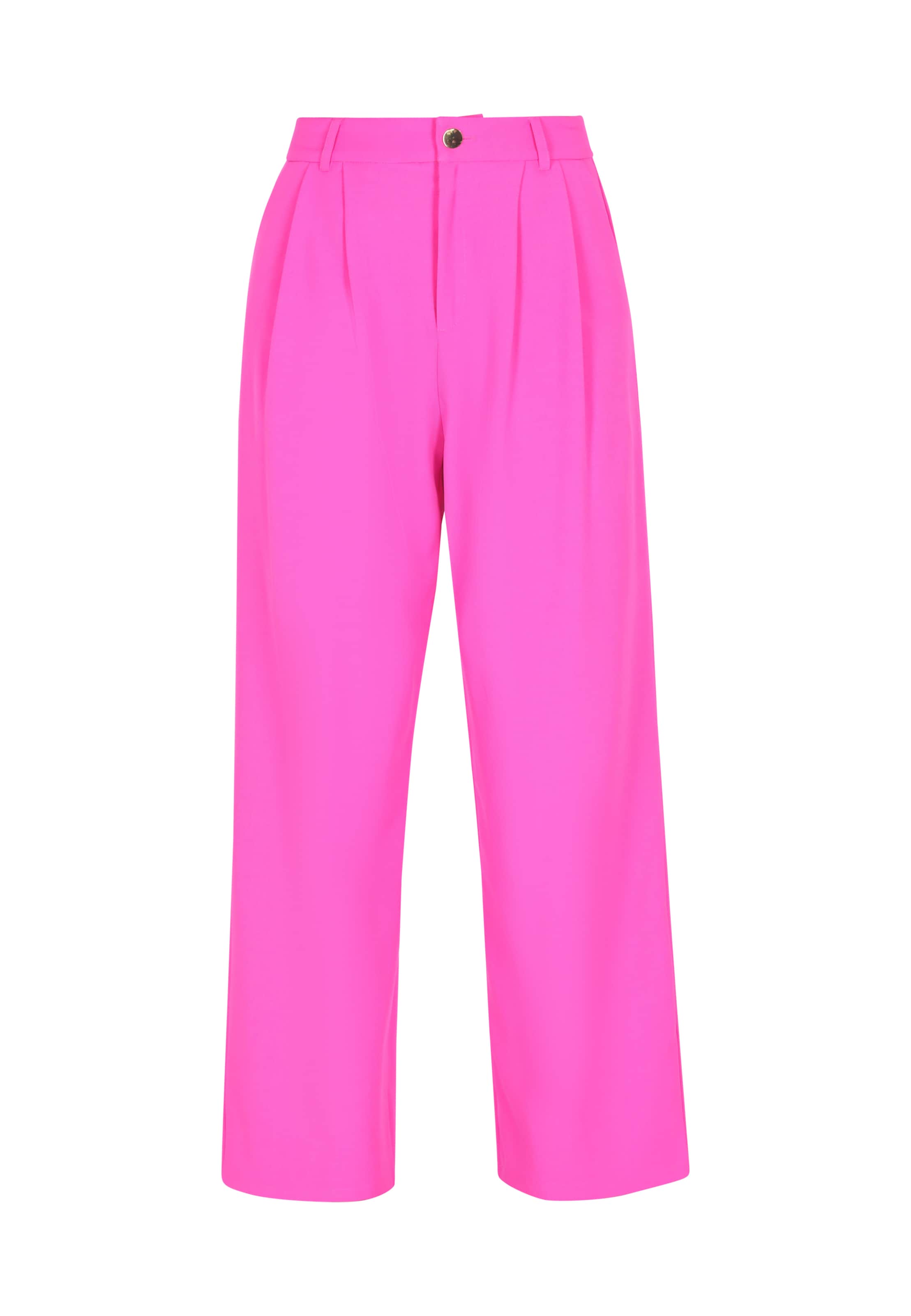 faina - regular Pantalón plisado en rosa: frente