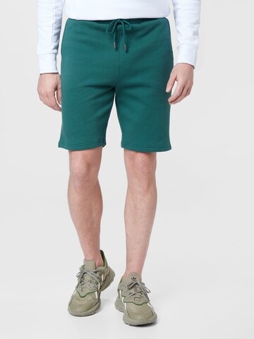 Regular Pantalon 'Far' GREENBOMB en vert : devant