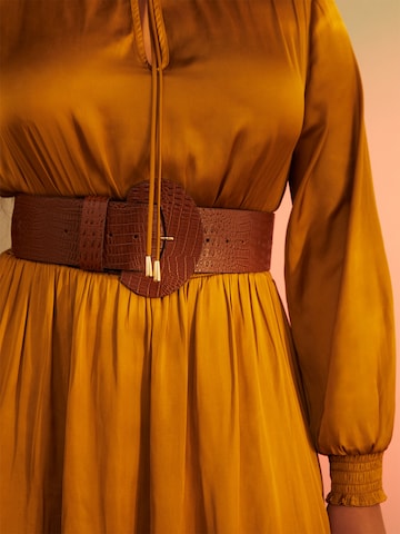 Robe 'Rosie' Guido Maria Kretschmer Curvy en marron