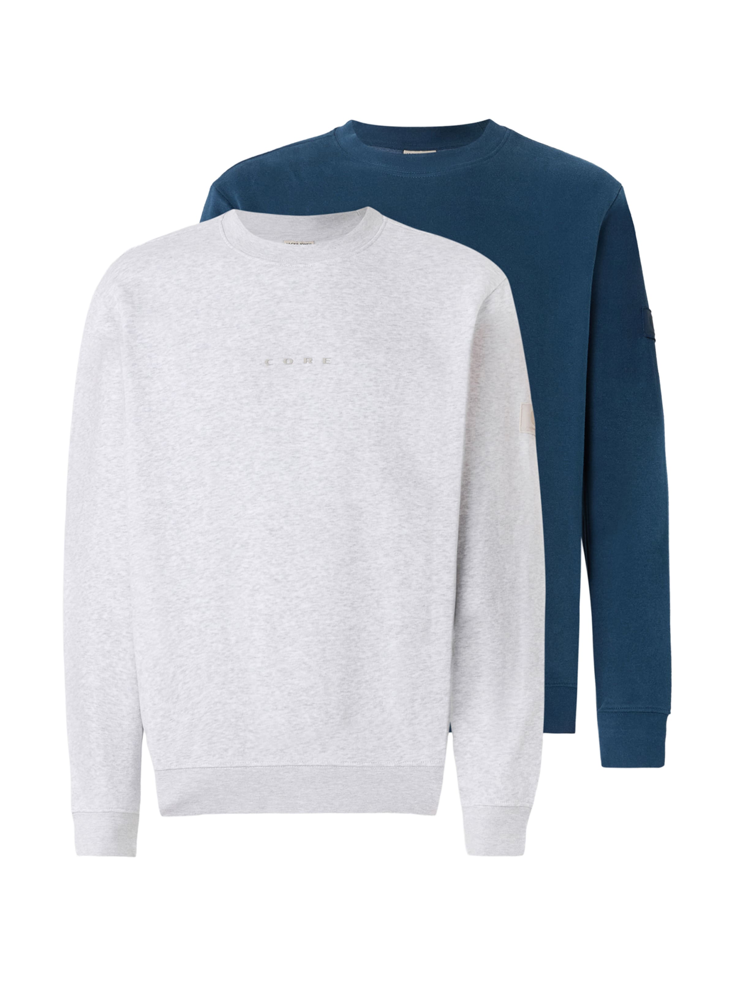 Sweat-shirt 'JCOPOINT' JACK & JONES en bleu : devant