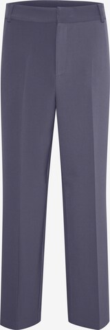 My Essential Wardrobe Pleated Pants in Blue: front