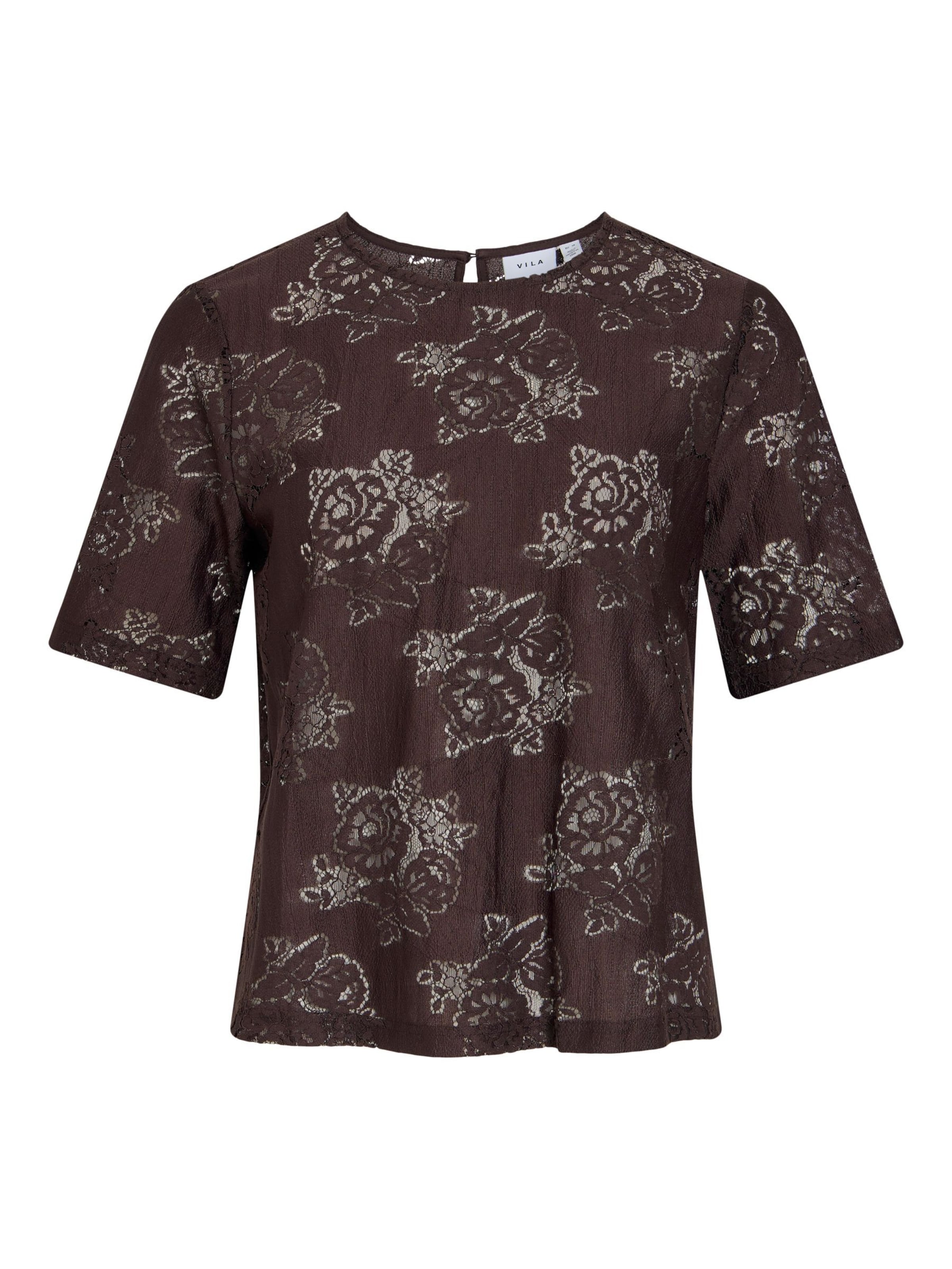 VILA Blouse 'VIMaven' in Bruin: voorkant
