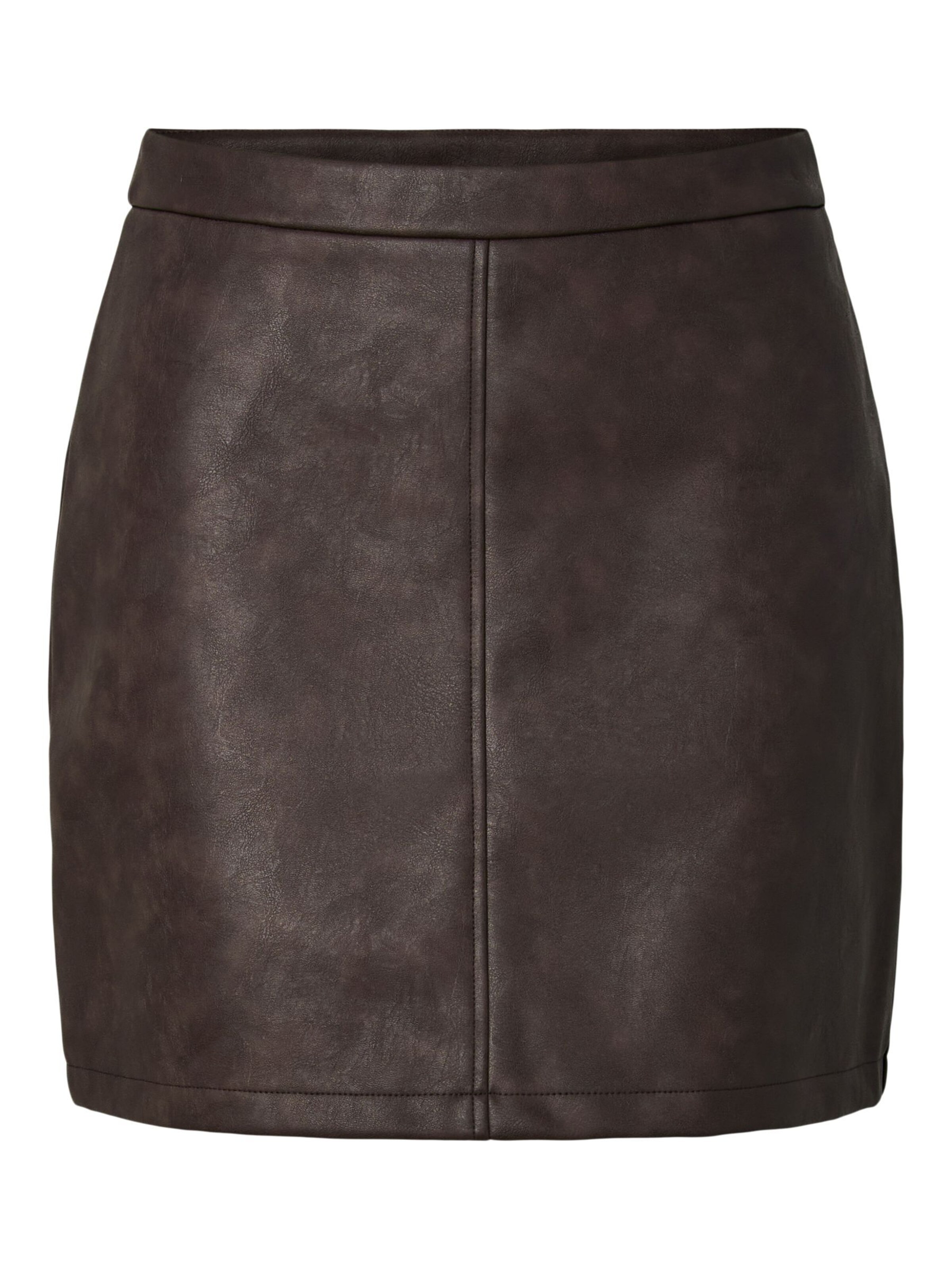 PIECES Jupe 'ARIANA' en 38 en marron, Vue avec produit
