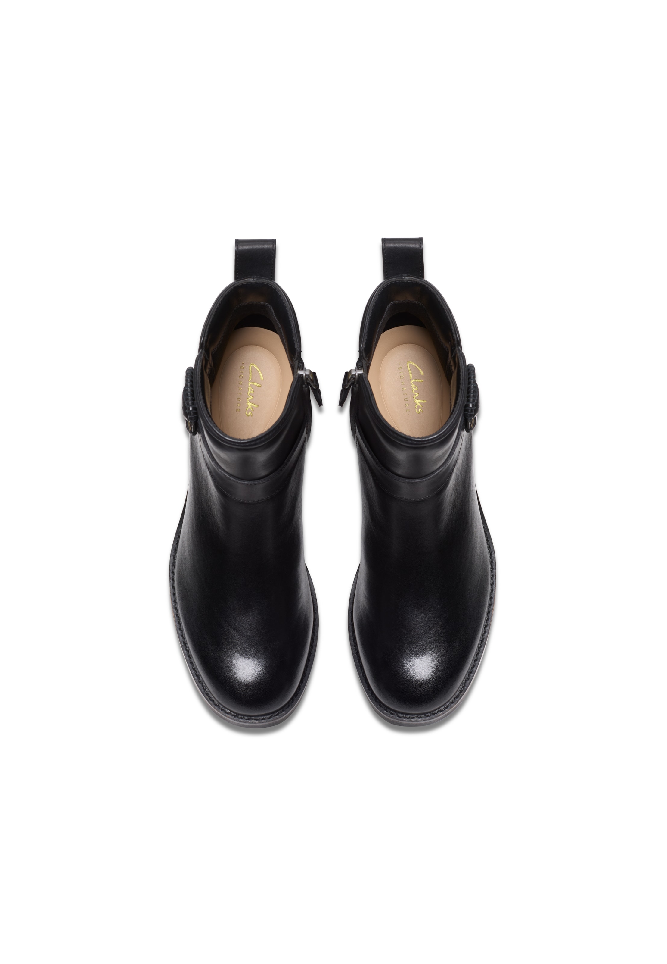 CLARKS Stiefelette 'Chamberly Trim' in Schwarz