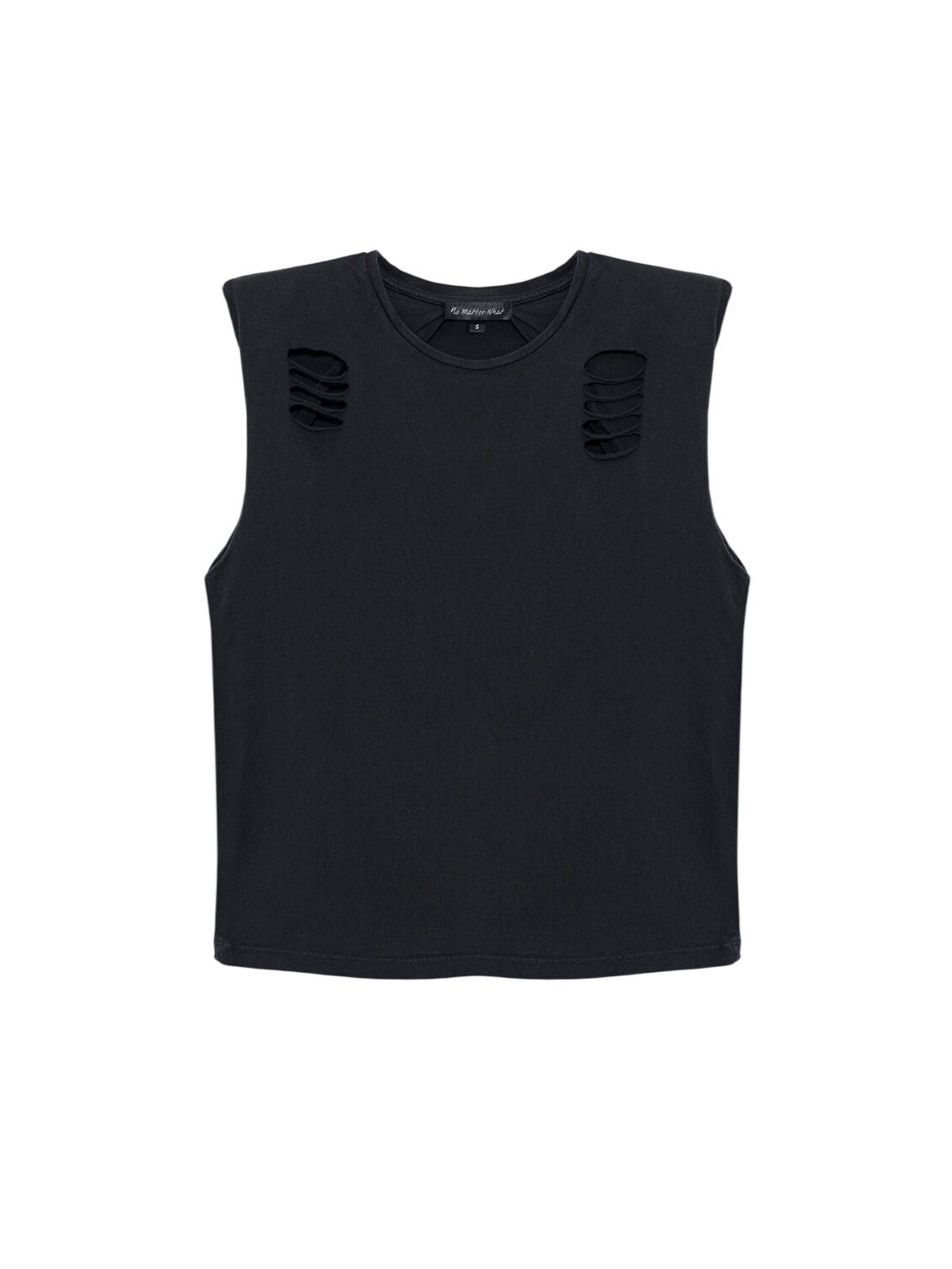 No Matter What Shirt in Zwart: voorkant