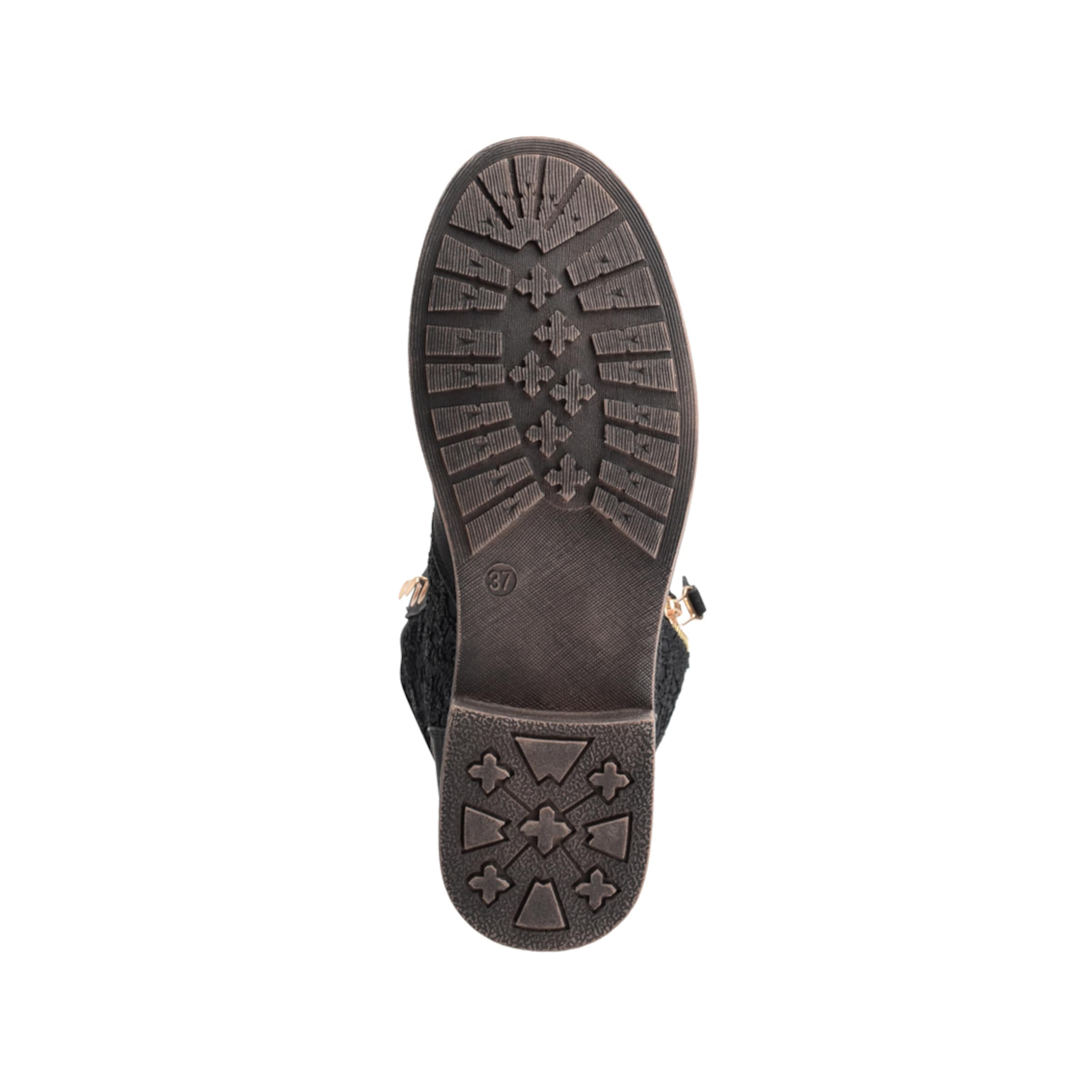 Elara Snørestøvletter i sort