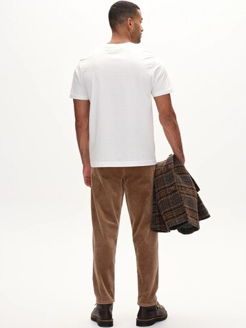 GABBA regular Bukser med lægfolder 'Firenze' i beige